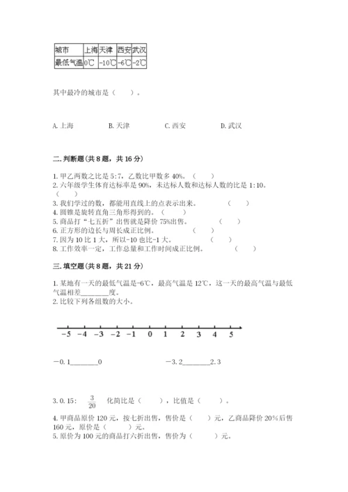 沪教版数学六年级下册期末检测试题ab卷.docx