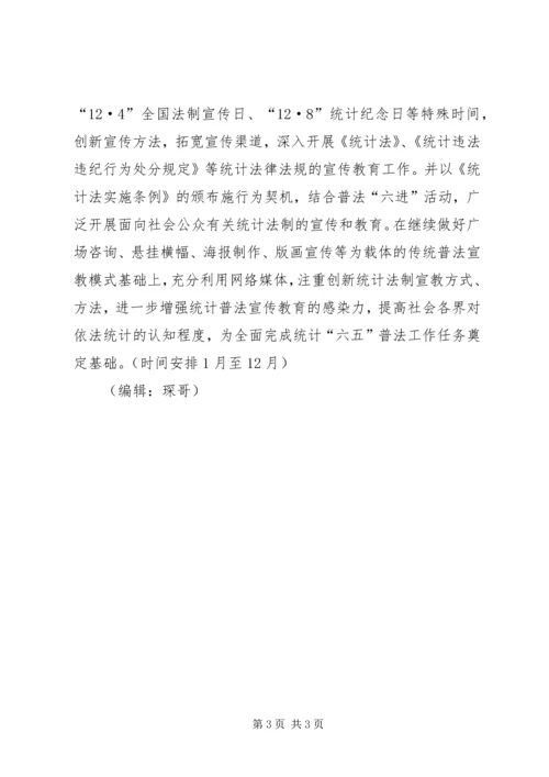 统计普法宣传教育工作计划.docx