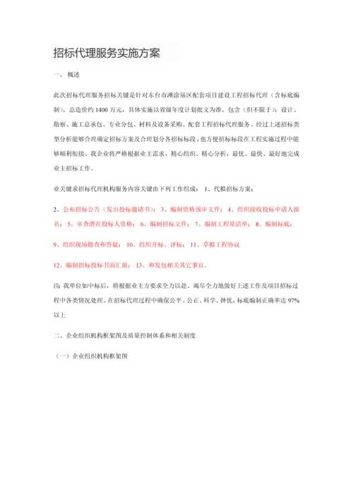 综合招标代理服务实施专业方案.docx
