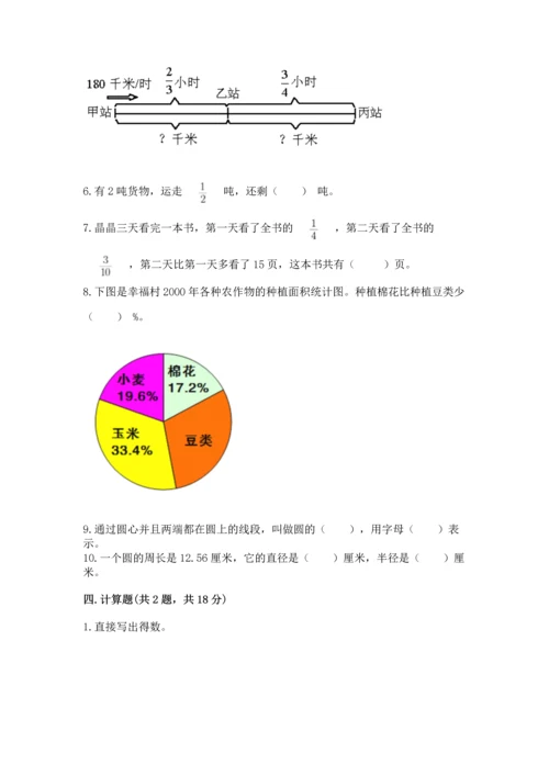 2022六年级上册数学《期末测试卷》（培优b卷）.docx