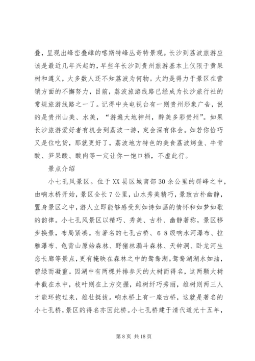 荔波旅游商品销售方案.docx