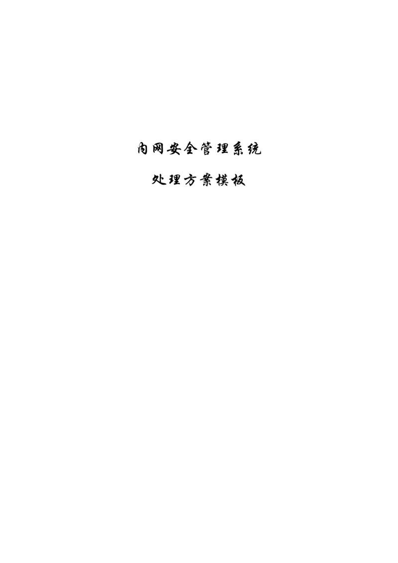 内网安全解决方案.docx