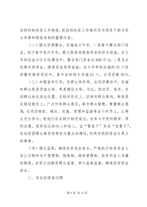 人民政府扶贫开发办公室工作汇报.docx