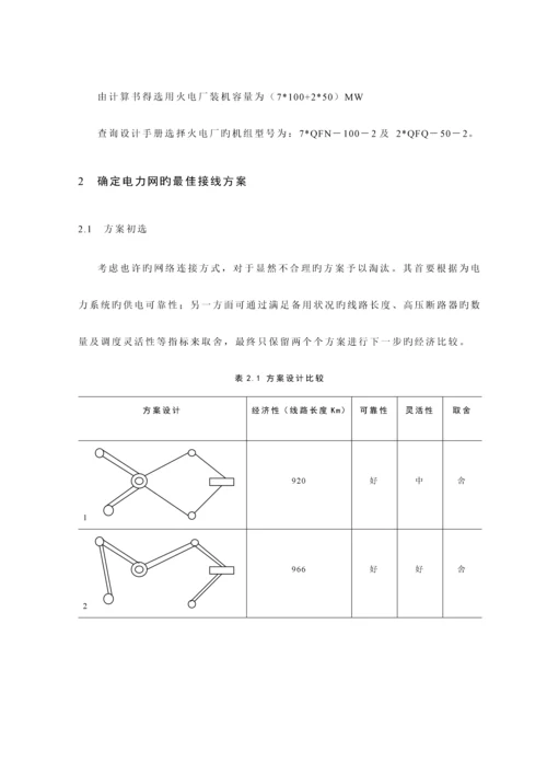 电力系统分析毕业设计.docx