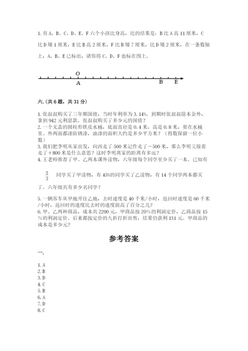 山东省济南市外国语学校小升初数学试卷（精练）.docx