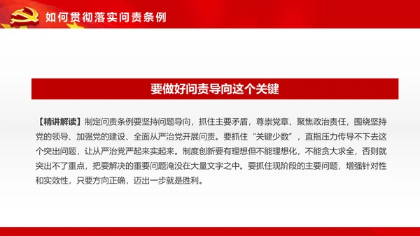 学习贯彻《问责条例》PPT党课