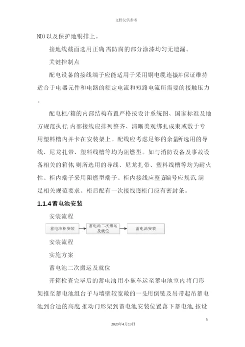 施工组织方案模板培训资料.docx