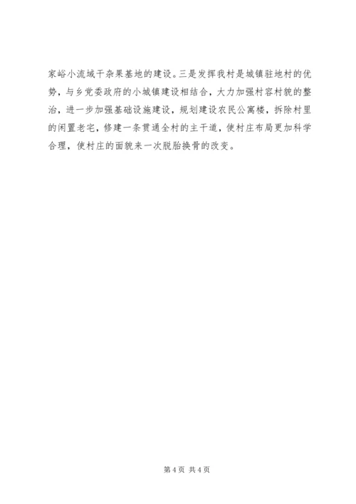 村党支部书记谈新农村建设.docx