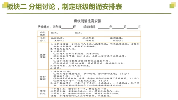 部编版2022-2023学年四年级语文下册大单元教学  第三单元    课件