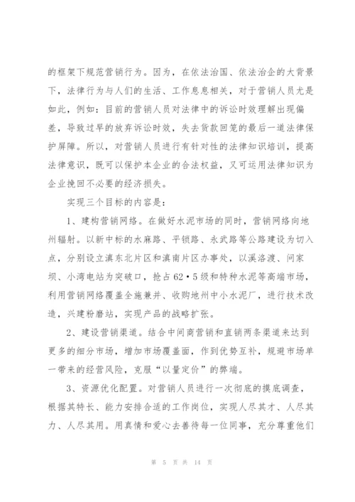 销售团队经理述职报告.docx