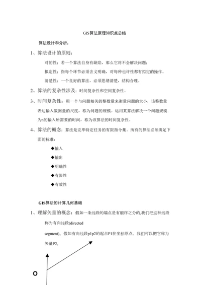 2023年GIS算法原理知识点总结.docx