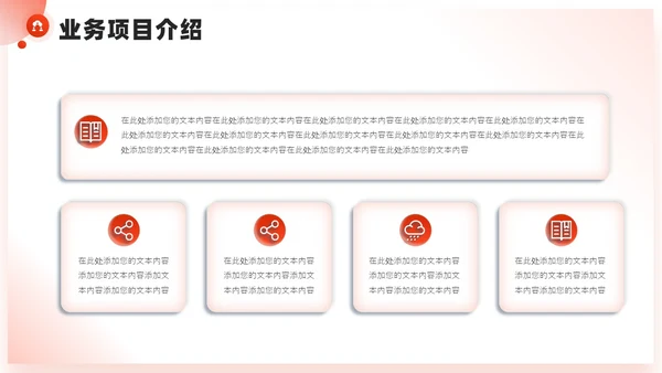 红色微粒体商业计划书PPT模板