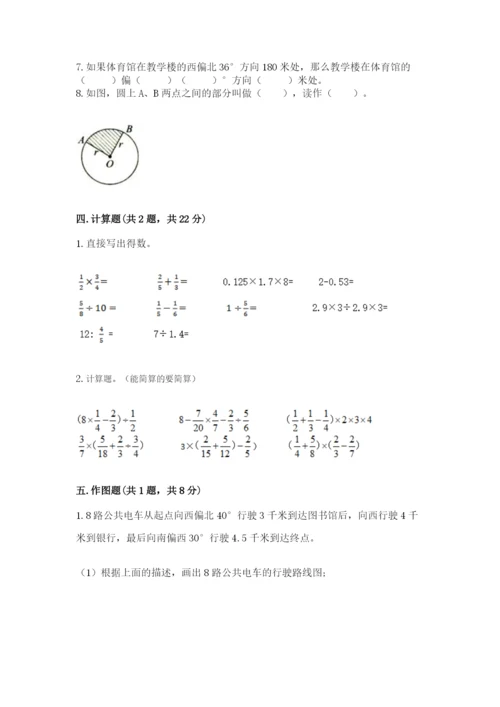 小学数学六年级上册期末测试卷精品【名校卷】.docx