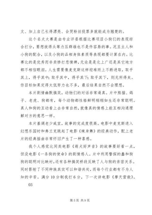 汪星卧底观后感大全.docx
