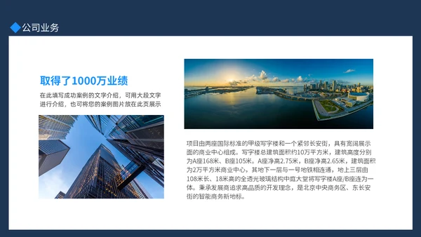 小区物业管理公司宣传介绍动态通用PPT模板