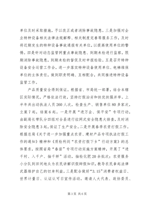 县质监局工作报告.docx