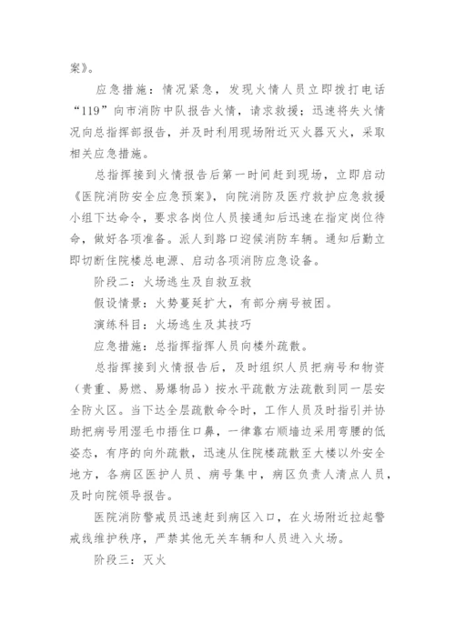 火灾事故现场处置应急演练方案.docx