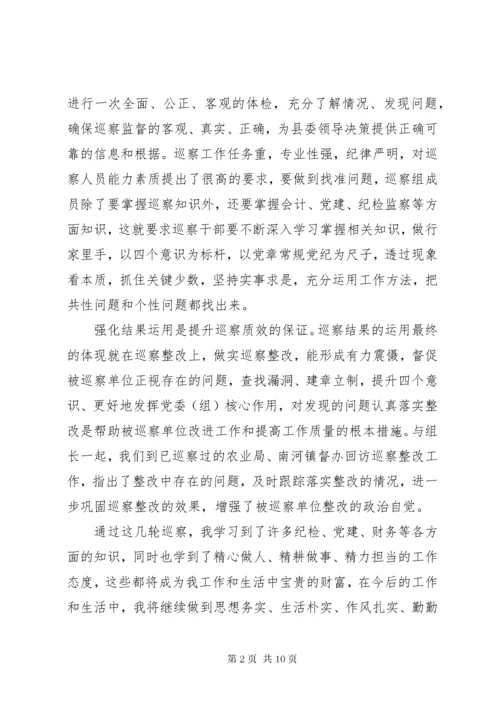 个人参加巡察工作总结优秀范文.docx