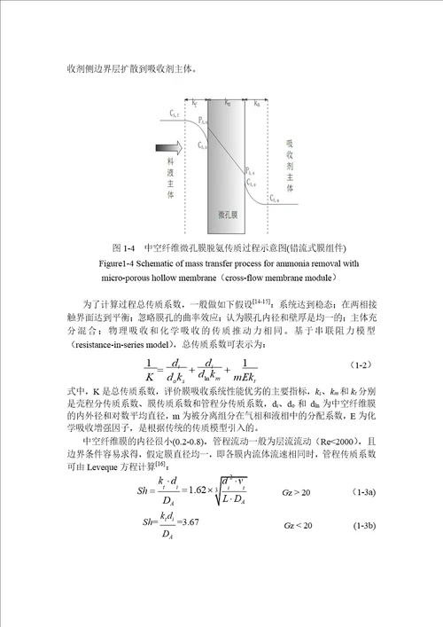 膜吸收和膜蒸馏耦合处理含氨高盐废水的分析