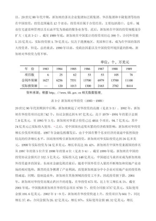 中国与新加坡的经济关系.docx