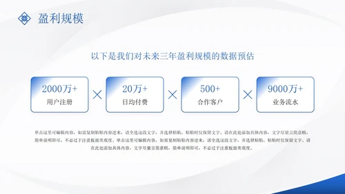蓝色高级几何商务商业创业计划书PPT模板