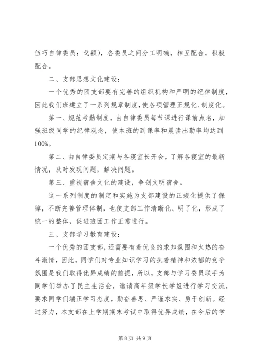 五好团支部申报材料.docx