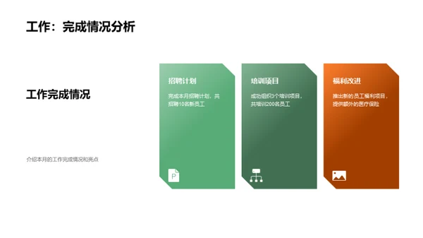 人资工作月度总结