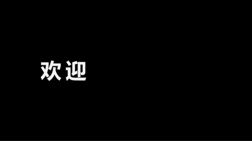 黑白快闪教师自我介绍PPT模板