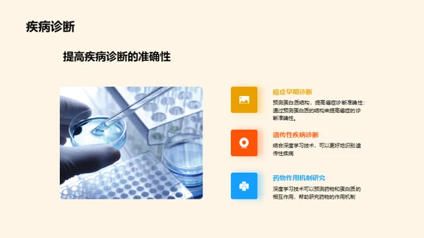 3D风生物医疗教学课件PPT模板