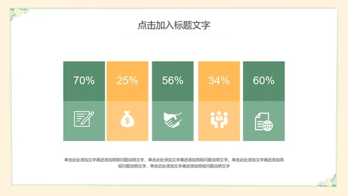 黄色小清新教育教学PPT模板