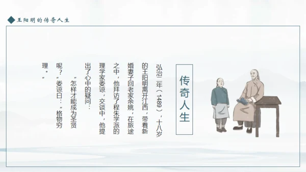 王阳明心学介绍课件通用PPT模板