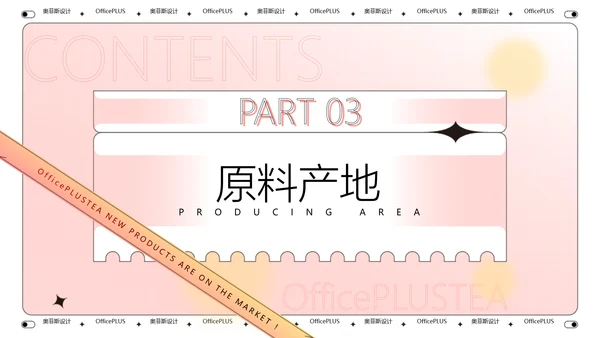 酸性风粉色茶饮新品上新PPT