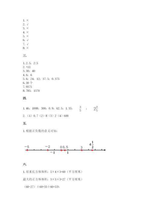 四川省【小升初】2023年小升初数学试卷及答案（精品）.docx