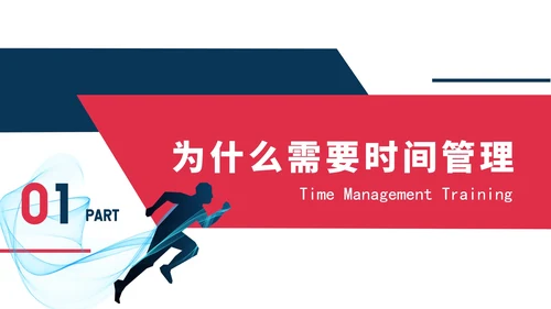 商务风企业员工时间管理培训PPT模板