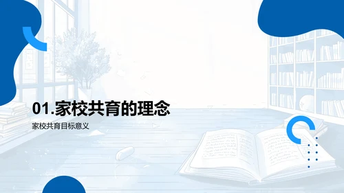 家校合作共育方略PPT模板