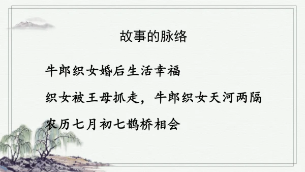 部编版五年级上册语文 11 牛郎织女（二） 课件