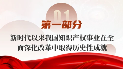 二十届三中全会进一步深化知识产权领域改革为中国式现代化提供有力支撑PPT课件