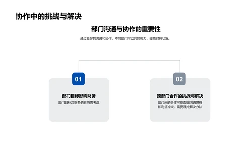 财务月报分析PPT模板