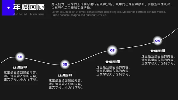娱乐业年终盛典潮流时尚通用PPT模板
