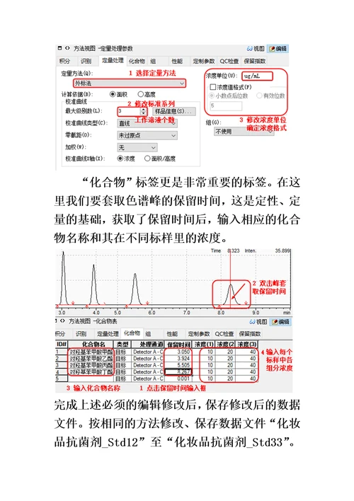 岛津液相色谱工作站外标法使用解析模板