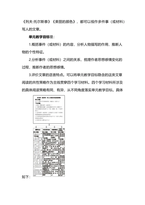 学科核心素养视野下的初中语文单元教学设计.docx