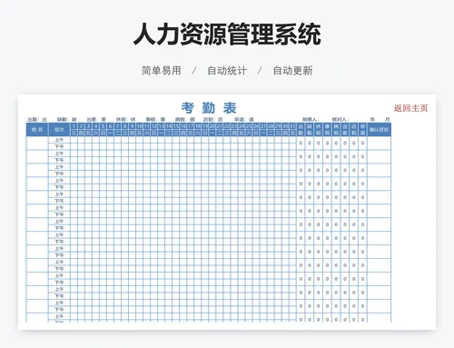 人力资源管理系统