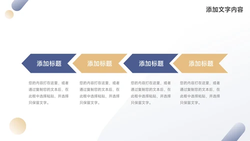 黄蓝简约欧美风岗位晋升陈述PPT模板
