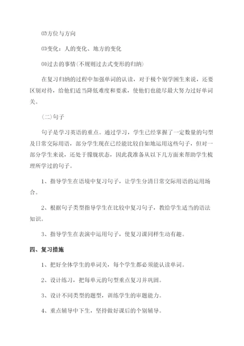 小学六年级英语复习方法.docx