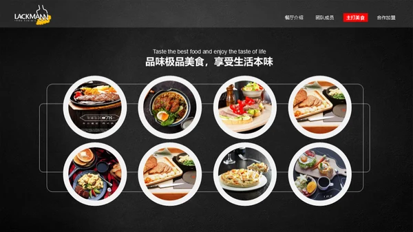 西餐厅进口食材高级烹饪通用PPT模板