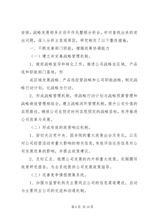 作风整顿活动整改措施★.docx