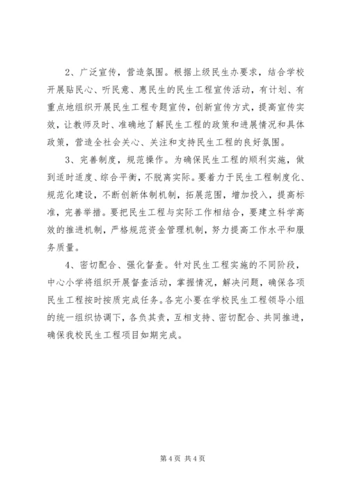 小学民生工程自查报告.docx