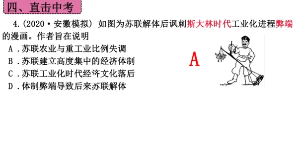 第三单元 第一次世界大战和战后初期的世界  单元复习课件
