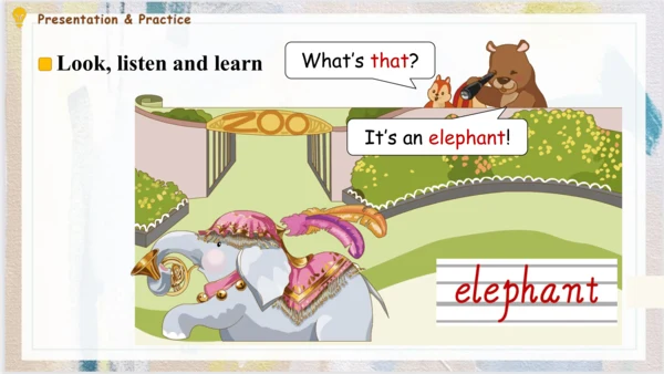 Unit 4 We love animals B Let's learn & Let's do 课件