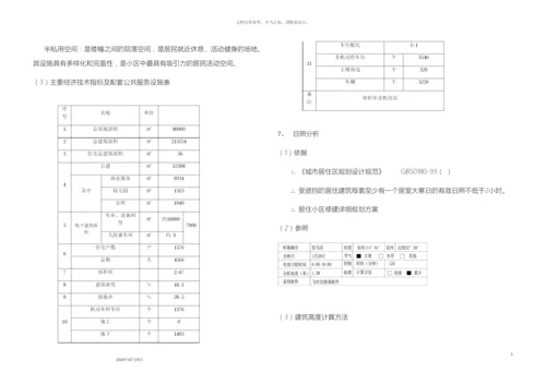 夏香园居住小区修建性详细规划说明书.docx